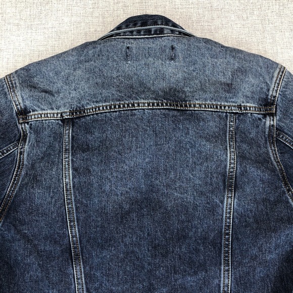 SR vs Sandrine Rose The Virgin Label Tres' Cool Denim Jean Blazer Jacket Small - Picture 11 of 12